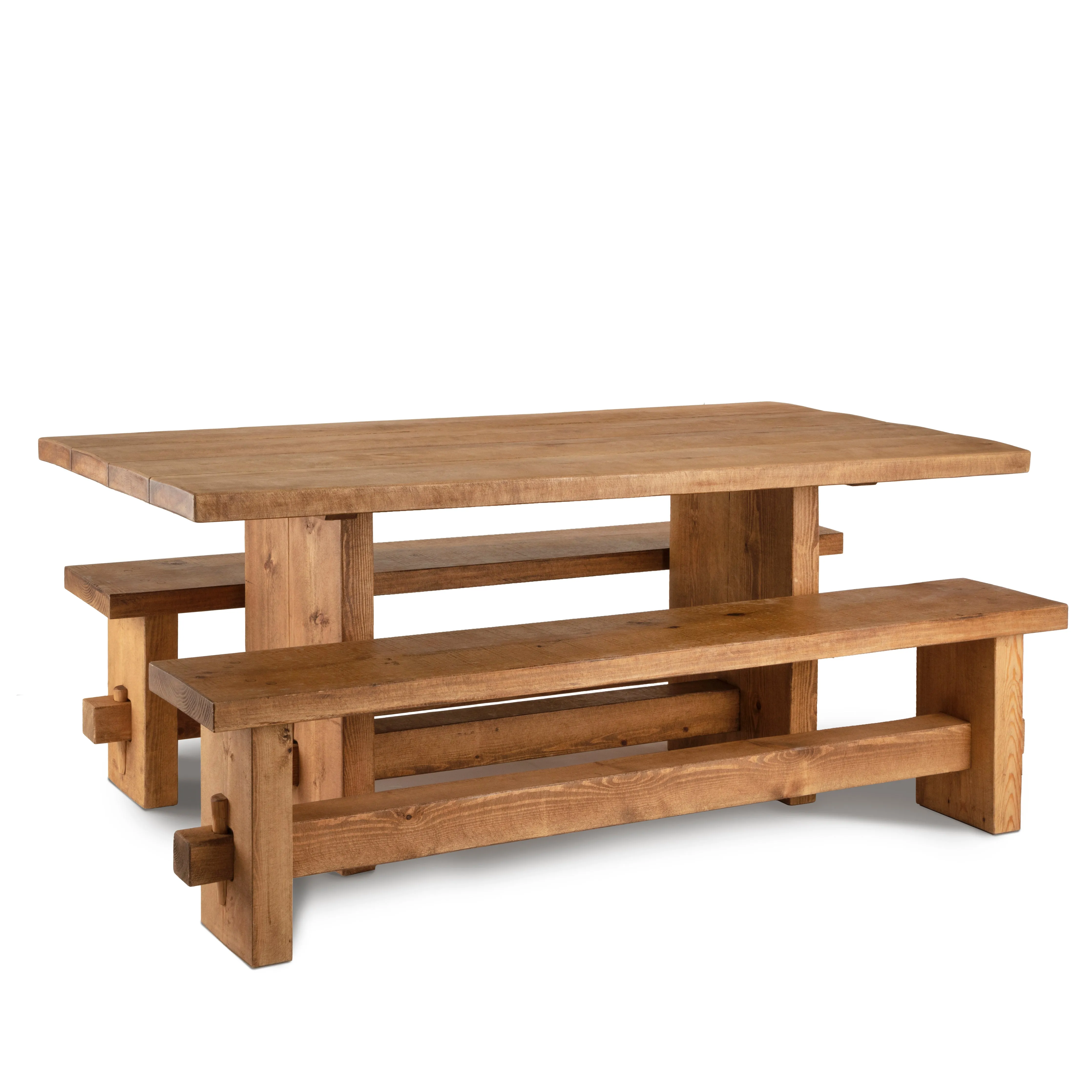Derwent Dining Table And Benches Funky Chunky