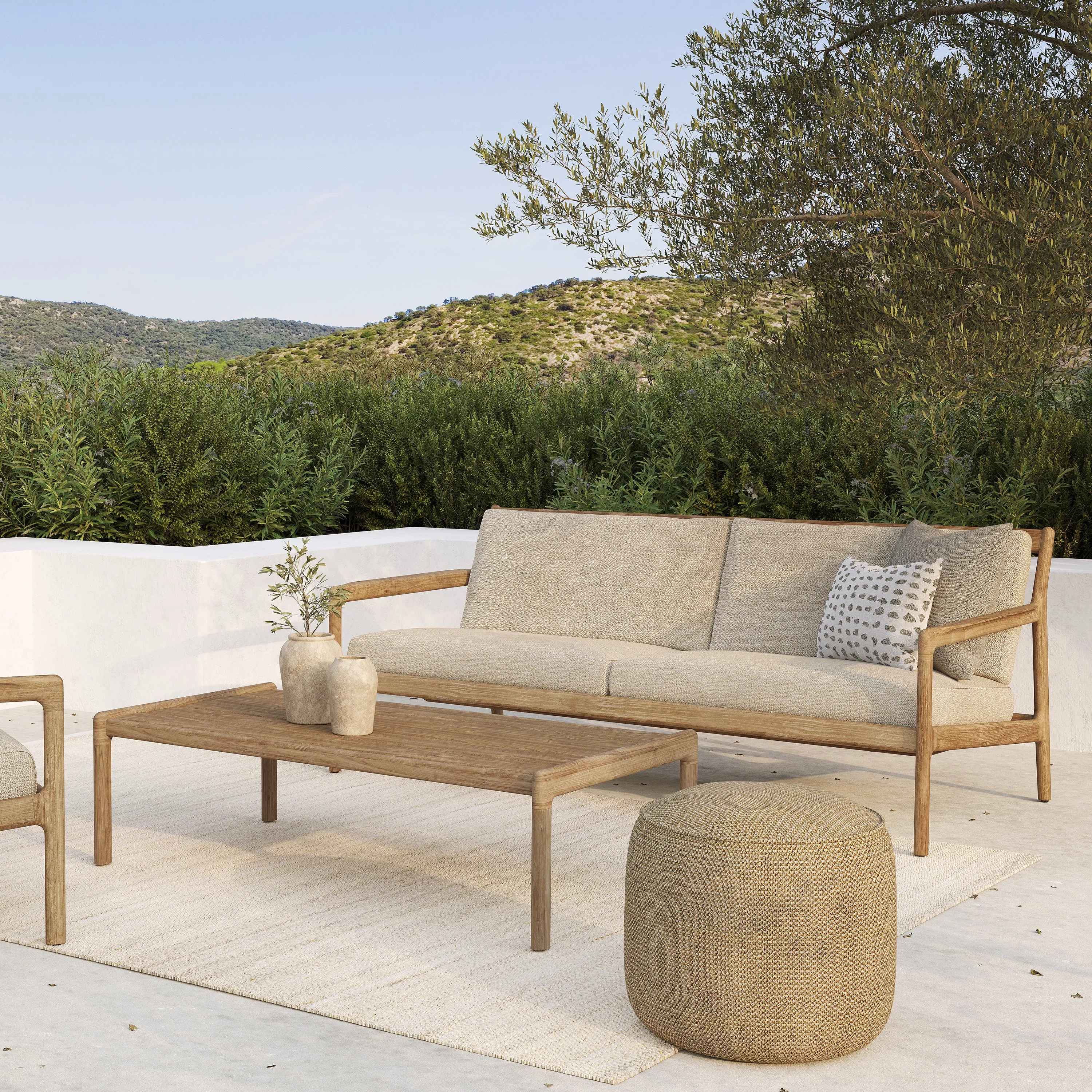 Donut Outdoor Pouf