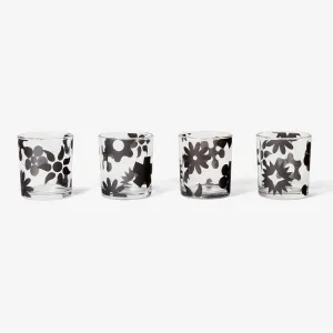 Dusen Dusen Pattern Glasses (Set of 4)