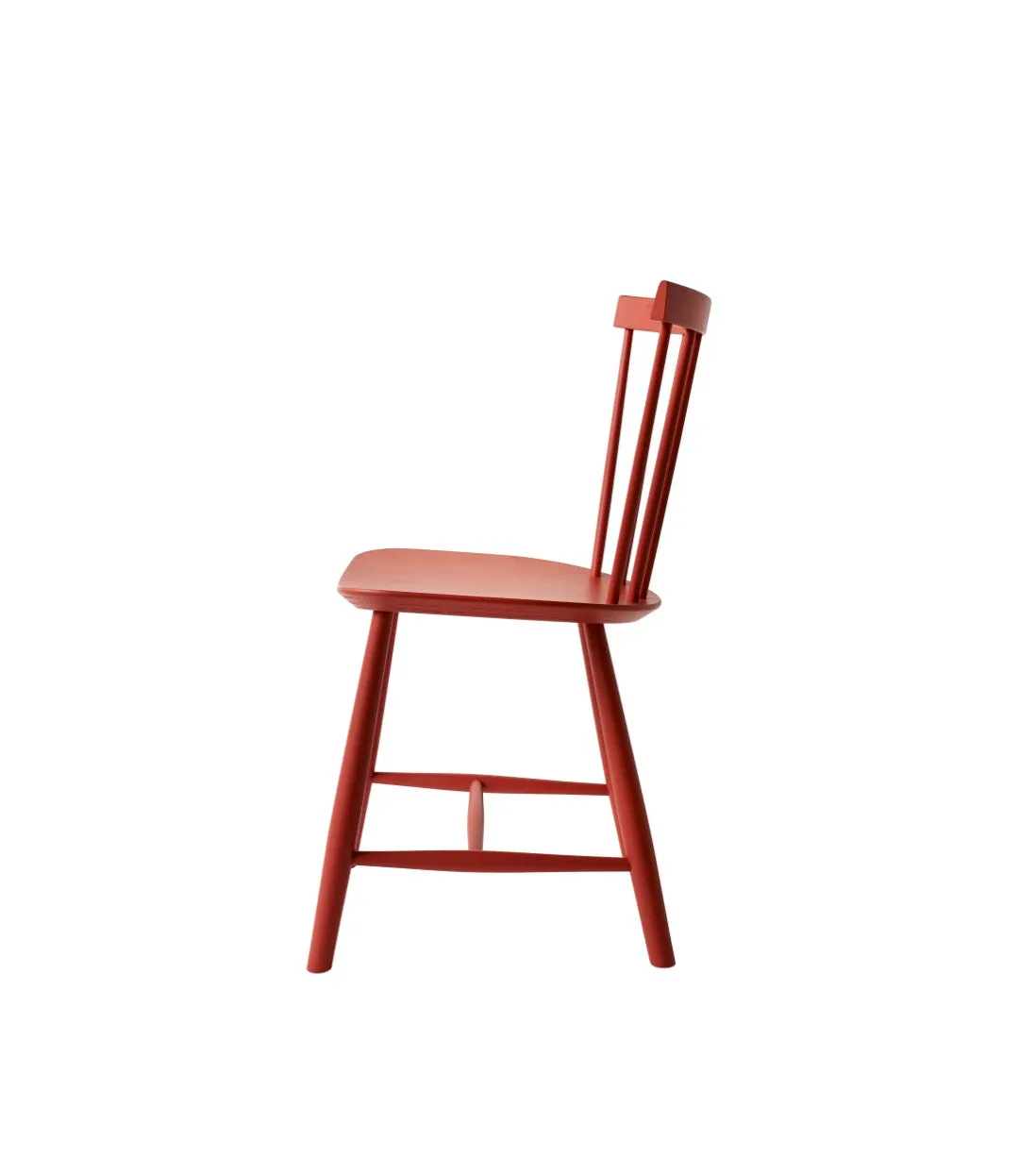 Fdb Mbler Poul M. Volther J46 Chair Nordic Swan Ecolabel Beech, Coral Red