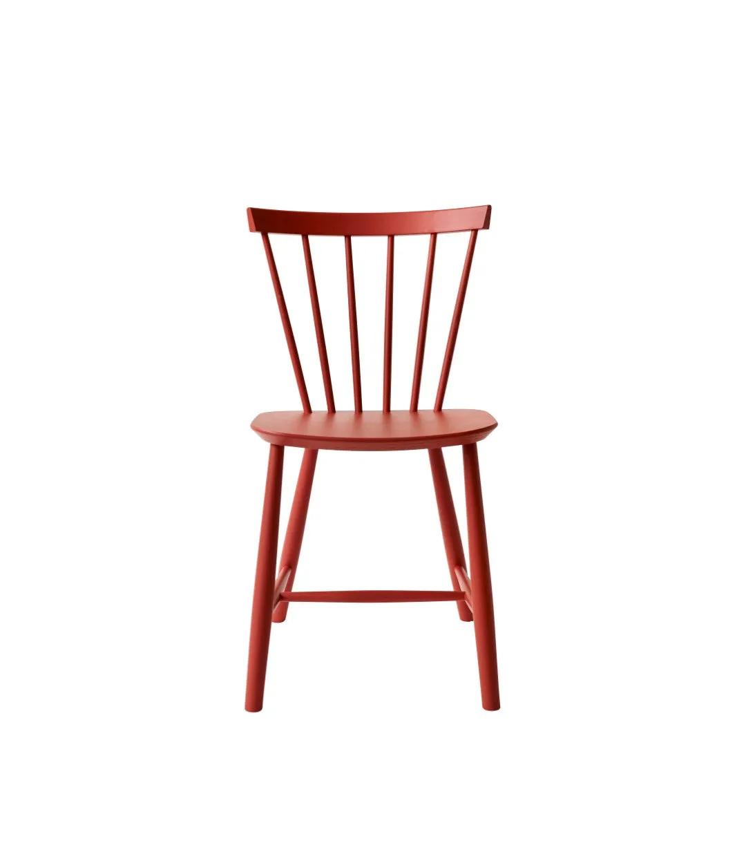 Fdb Mbler Poul M. Volther J46 Chair Nordic Swan Ecolabel Beech, Coral Red
