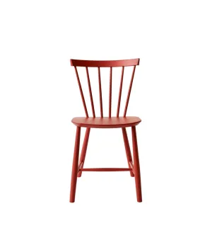 Fdb Mbler Poul M. Volther J46 Chair Nordic Swan Ecolabel Beech, Coral Red