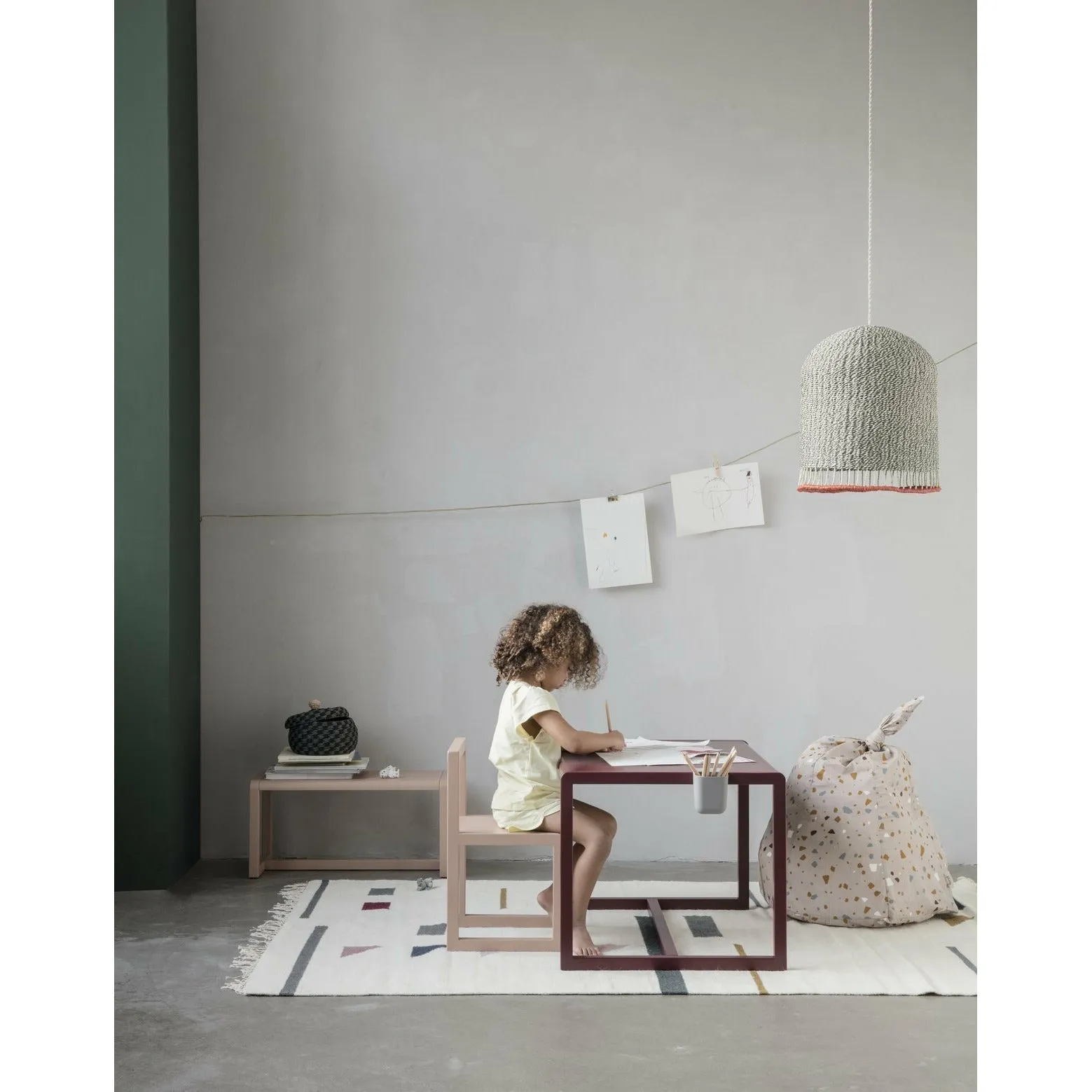 Ferm Living Little Architect Table, Rose