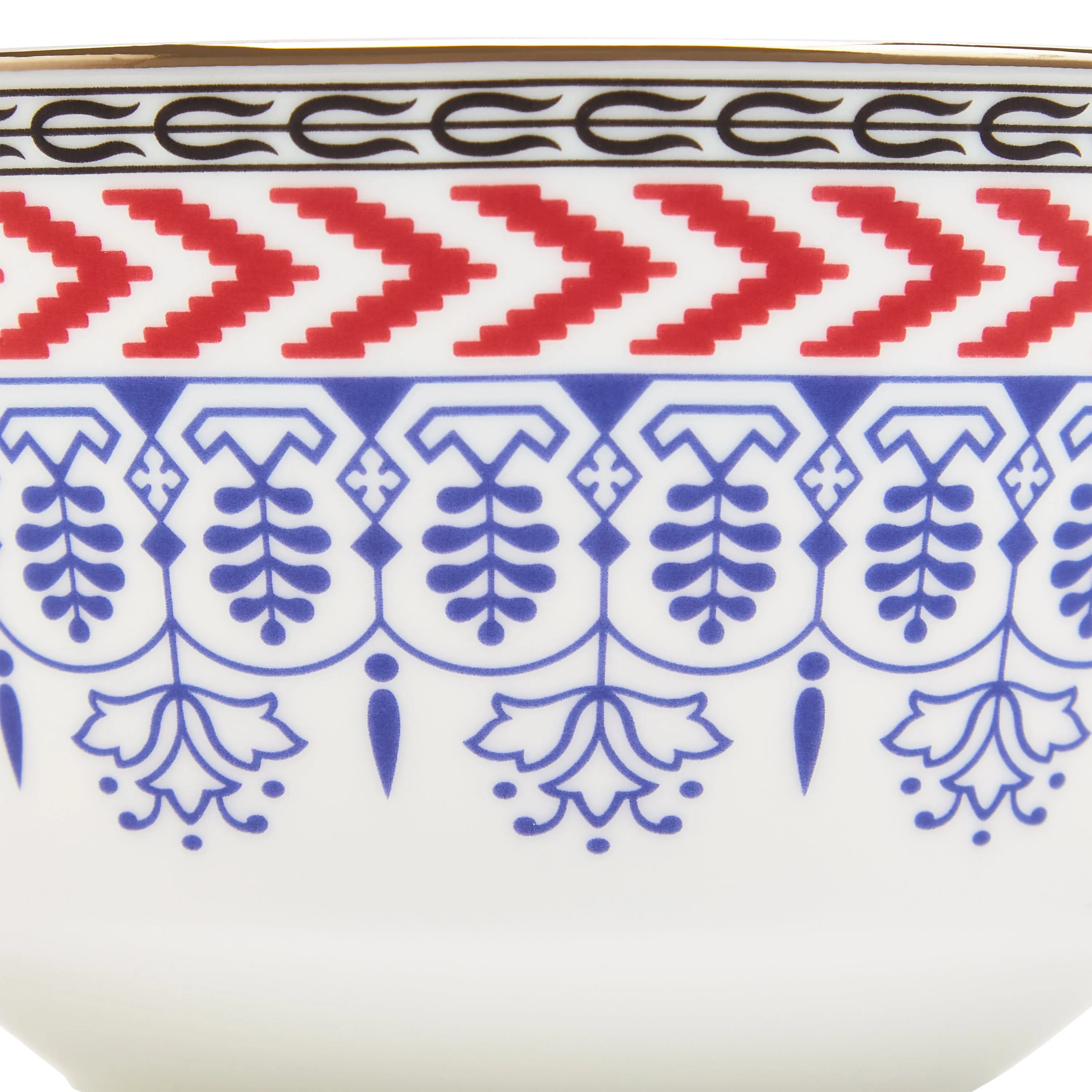 Festive Tea Cup and Saucer
