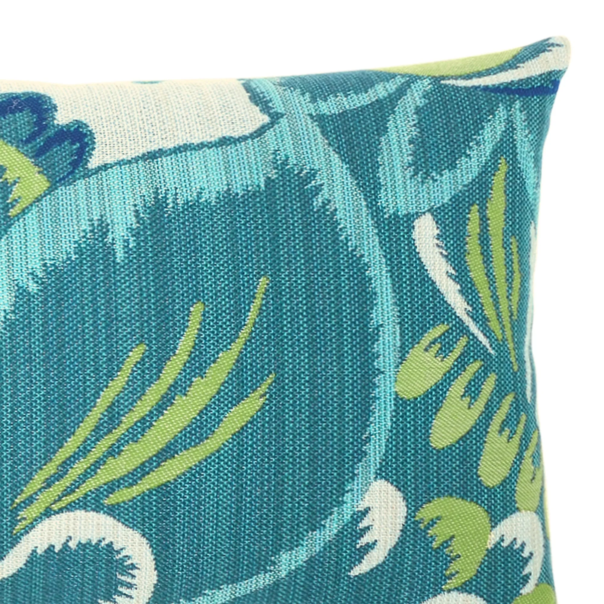 Floral Wave Outdoor Pillow