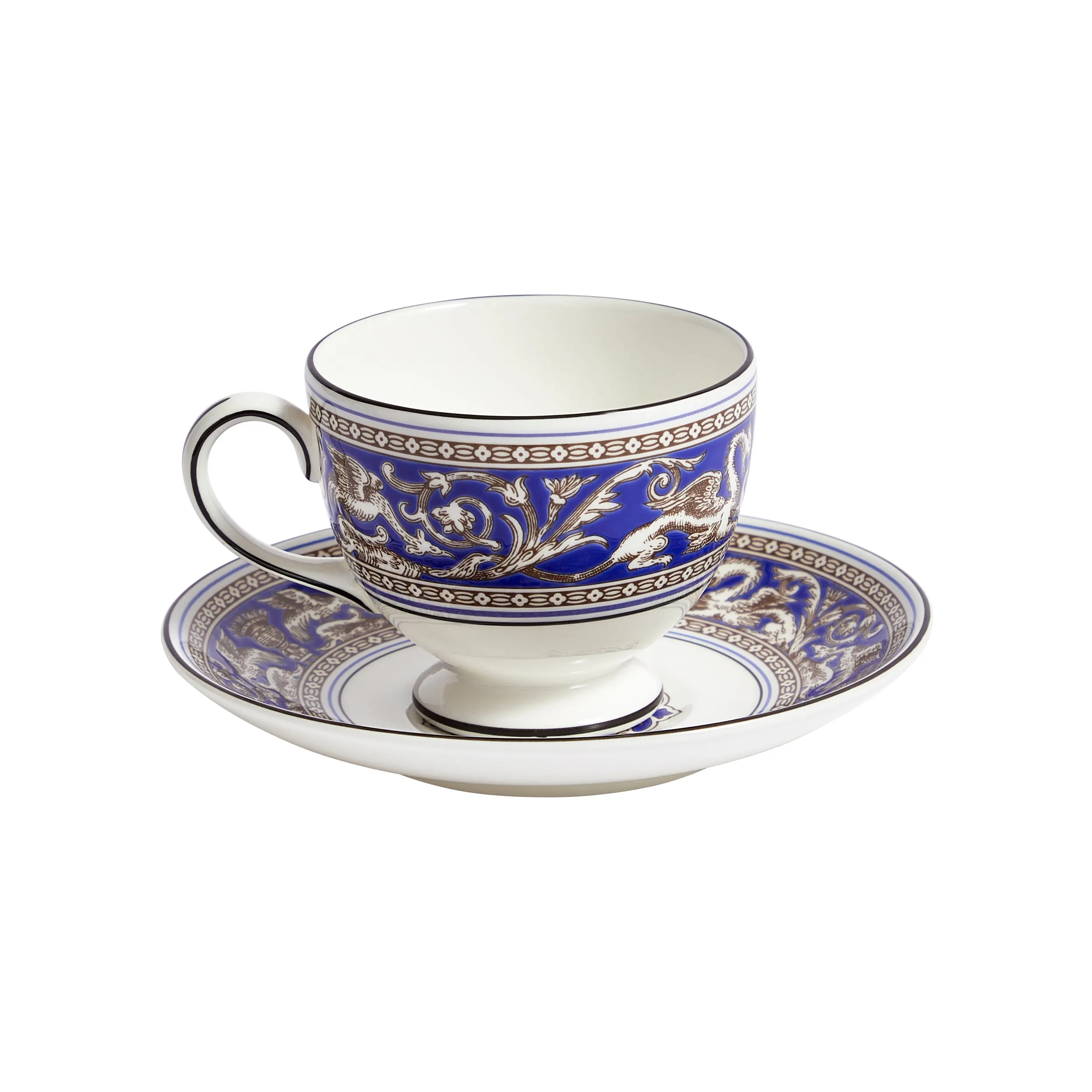 Florentine Teacup and Saucer
