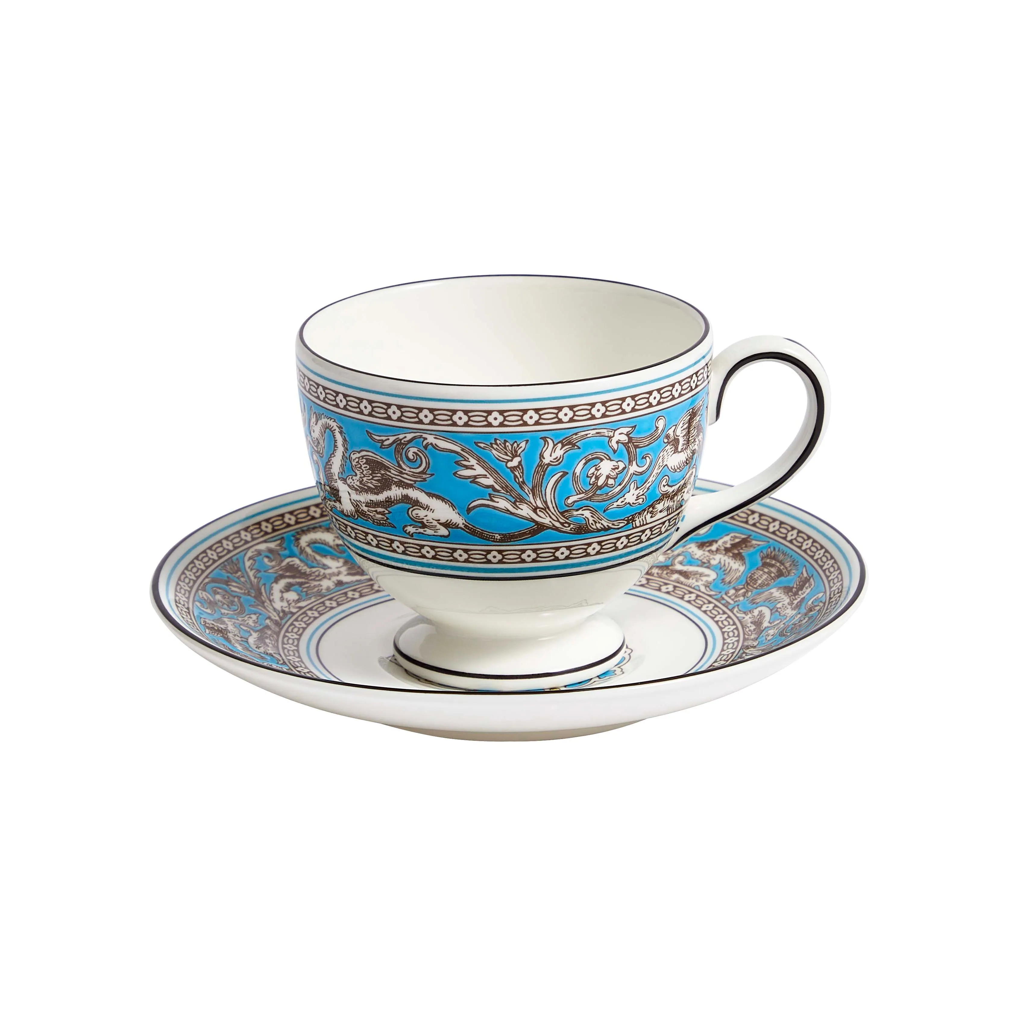 Florentine Teacup and Saucer