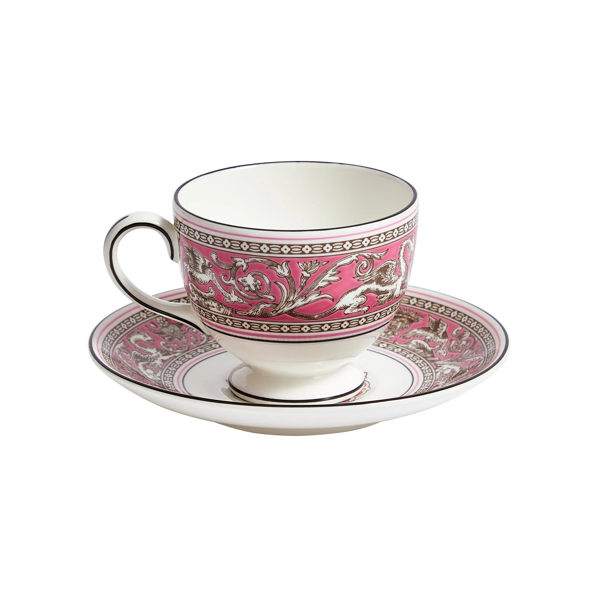 Florentine Teacup and Saucer