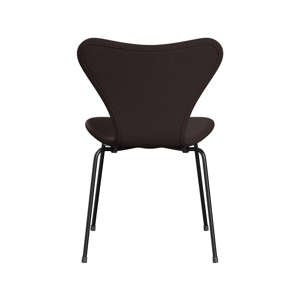 Fritz Hansen Series 7™ Chair Full Upholstery, Black/Remix Dark Blue (Rem362)
