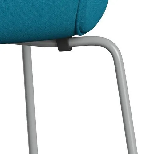 Fritz Hansen Series 7™ Chair Full Upholstery, Nine Grey/Tonus Turquoise