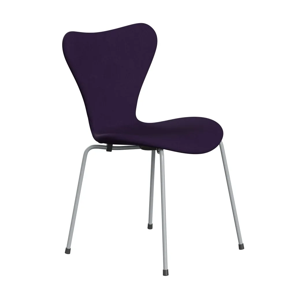 Fritz Hansen Series 7™ Chair Full Upholstery, Silver Grey/Comfort Violet Dark