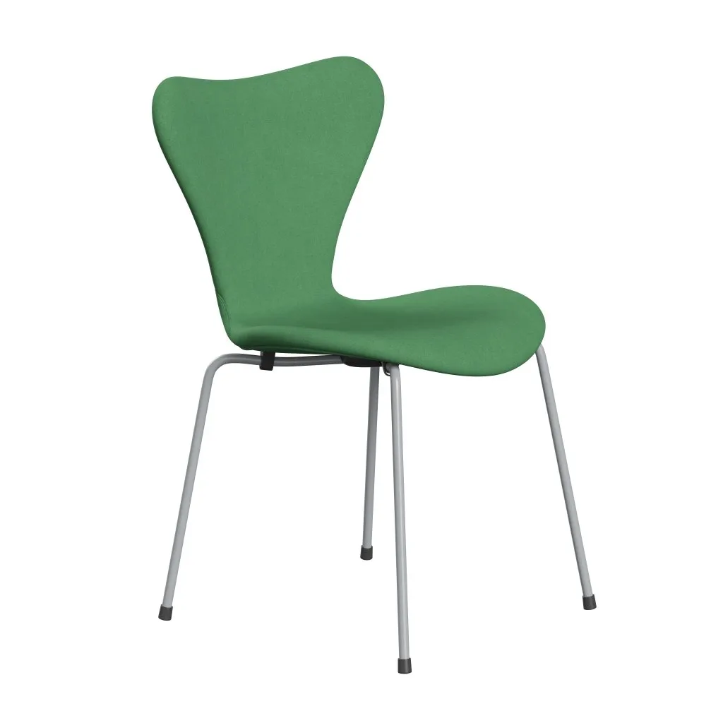Fritz Hansen Series 7™ Chair Full Upholstery, Silver Grey/Divina Green