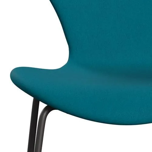Fritz Hansen Series 7™ Chair Full Upholstery, Warm Graphite/Comfort Turquoise (C67002)