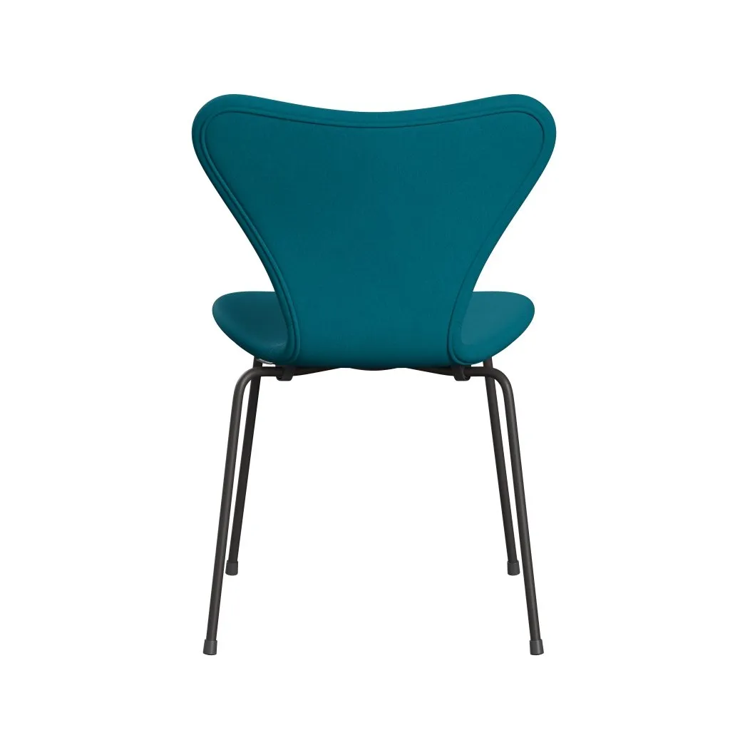 Fritz Hansen Series 7™ Chair Full Upholstery, Warm Graphite/Comfort Turquoise (C67002)