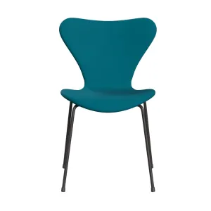 Fritz Hansen Series 7™ Chair Full Upholstery, Warm Graphite/Comfort Turquoise (C67002)