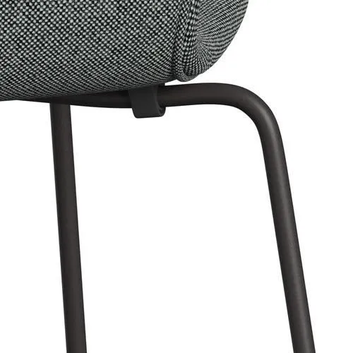 Fritz Hansen Series 7™ Chair Full Upholstery, Warm Graphite/Hallingdal White Black