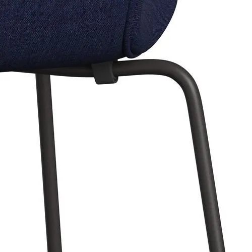 Fritz Hansen Series 7™ Chair Full Upholstery, Warm Graphite/Remix Dark Ultramarine Blue