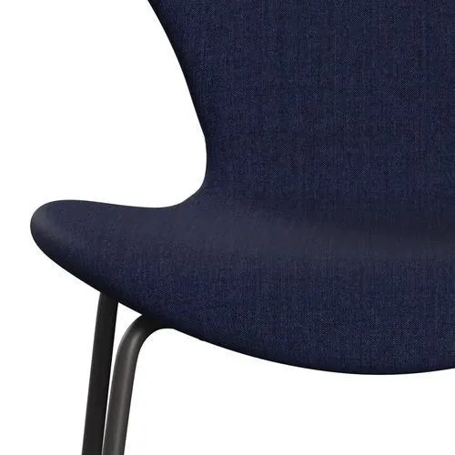 Fritz Hansen Series 7™ Chair Full Upholstery, Warm Graphite/Remix Dark Ultramarine Blue