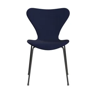 Fritz Hansen Series 7™ Chair Full Upholstery, Warm Graphite/Remix Dark Ultramarine Blue