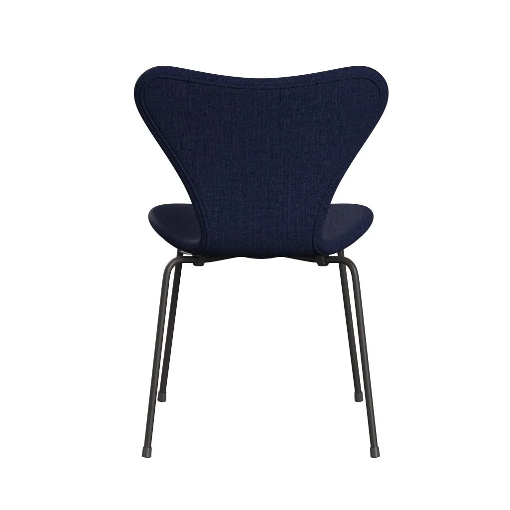Fritz Hansen Series 7™ Chair Full Upholstery, Warm Graphite/Remix Dark Ultramarine Blue