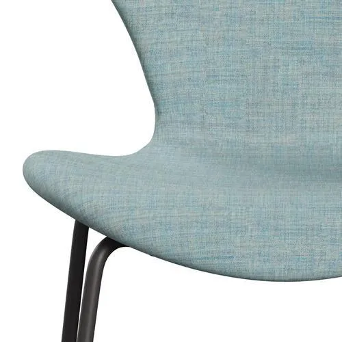 Fritz Hansen Series 7™ Chair Full Upholstery, Warm Graphite/Remix Light Blue