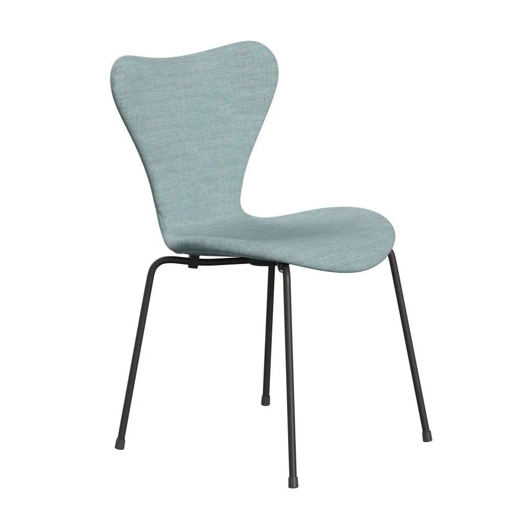 Fritz Hansen Series 7™ Chair Full Upholstery, Warm Graphite/Remix Light Blue