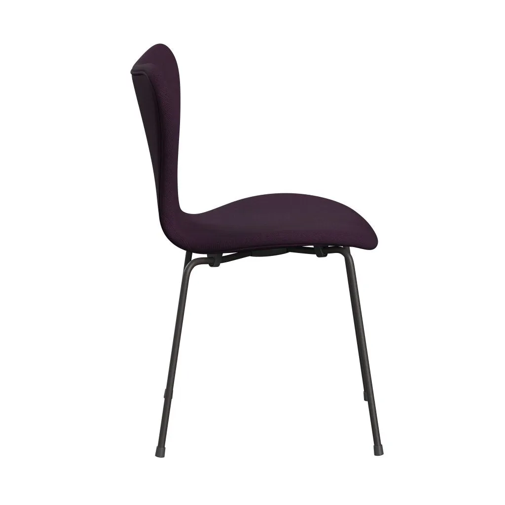 Fritz Hansen Series 7™ Chair Full Upholstery, Warm Graphite/Steelcut Medium Violet