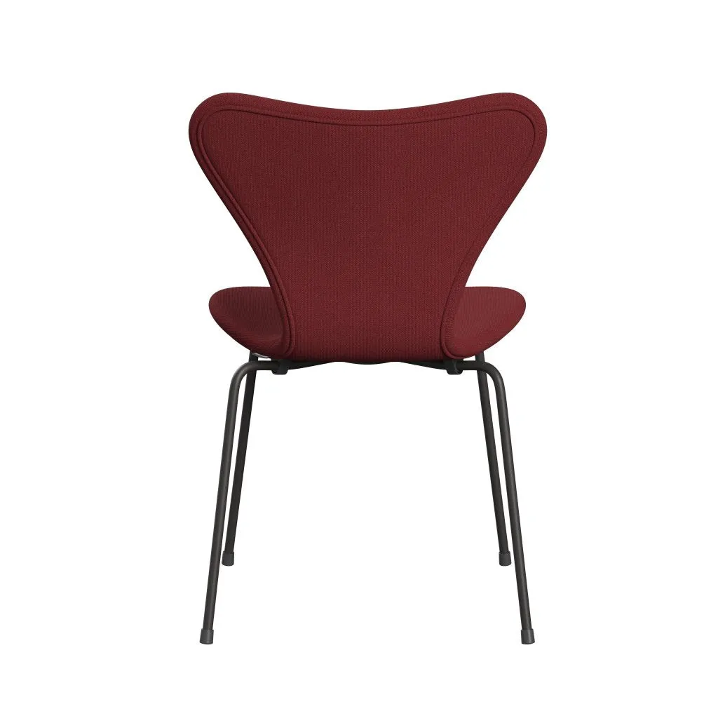 Fritz Hansen Series 7™ Chair Full Upholstery, Warm Graphite/Steelcut Trio Dark Red
