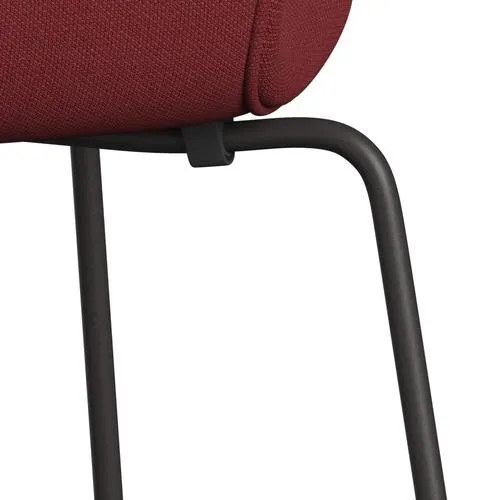 Fritz Hansen Series 7™ Chair Full Upholstery, Warm Graphite/Steelcut Trio Dark Red