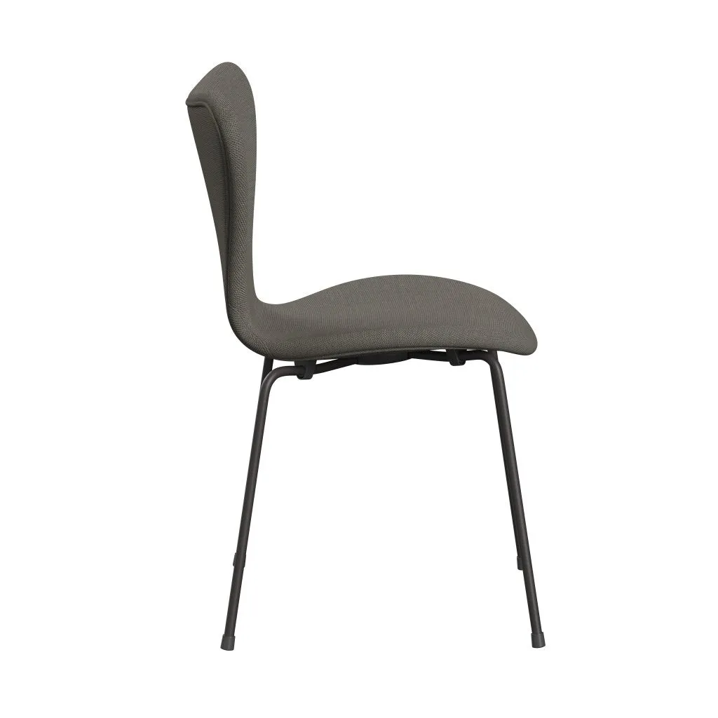 Fritz Hansen Series 7™ Chair Full Upholstery, Warm Graphite/Steelcut Trio Light Brown