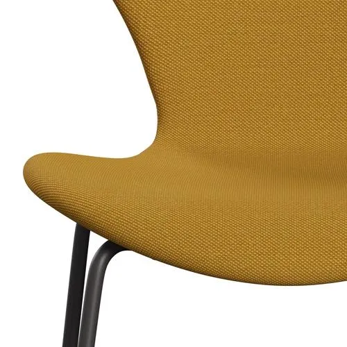 Fritz Hansen Series 7™ Chair Full Upholstery, Warm Graphite/Steelcut Trio Mustard