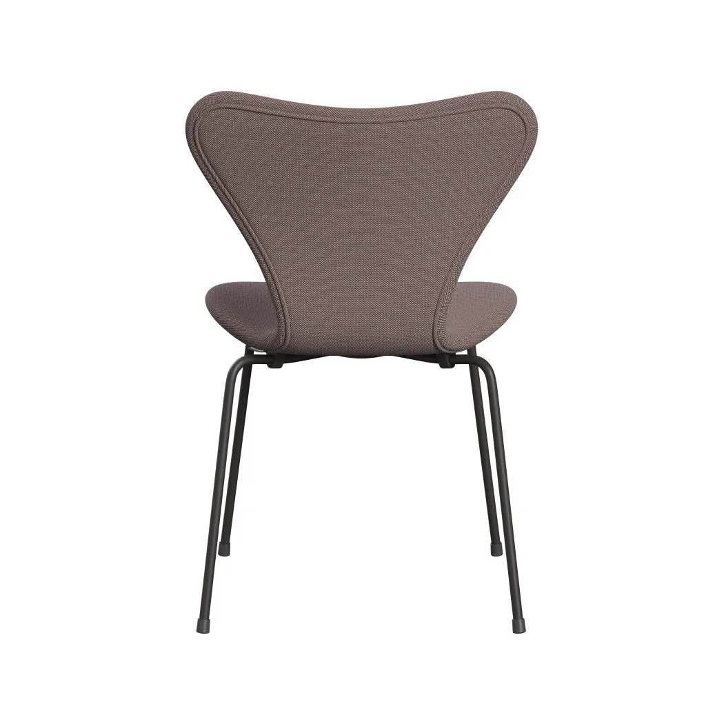 Fritz Hansen Series 7™ Chair Full Upholstery, Warm Graphite/Steelcut Trio Orange/Light Grey/Black