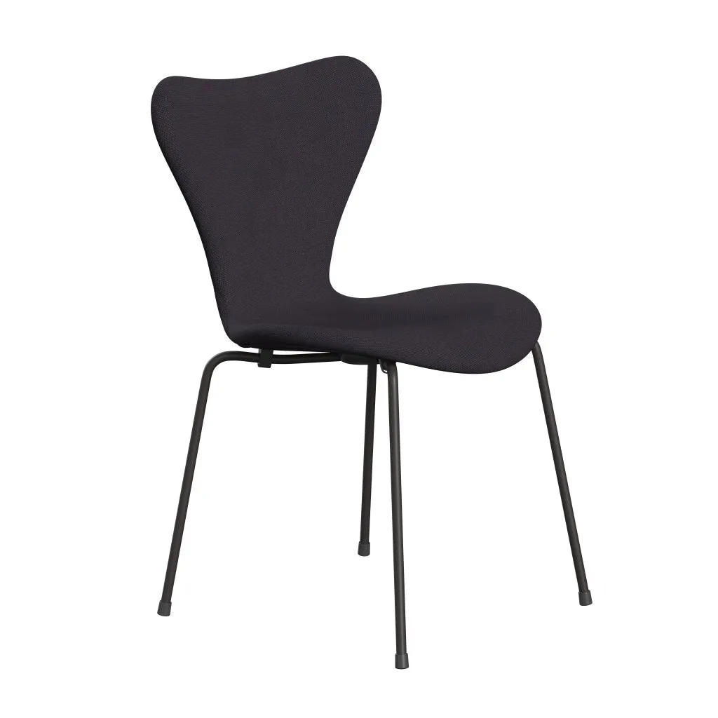 Fritz Hansen Series 7™ Chair Full Upholstery, Warm Graphite/Steelcut Trio Warm Dark Blue