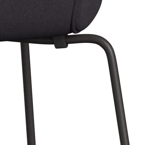 Fritz Hansen Series 7™ Chair Full Upholstery, Warm Graphite/Steelcut Trio Warm Dark Blue
