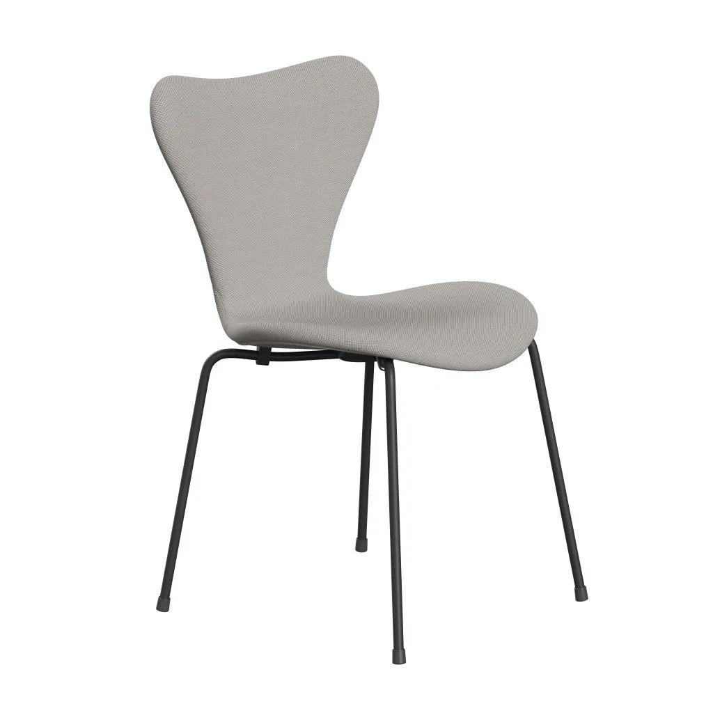 Fritz Hansen Series 7™ Chair Full Upholstery, Warm Graphite/Steelcut Trio White & Grey