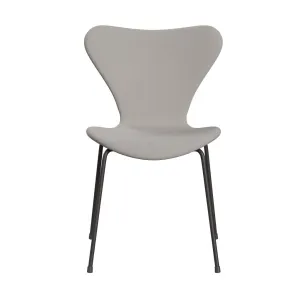 Fritz Hansen Series 7™ Chair Full Upholstery, Warm Graphite/Steelcut Trio White & Grey