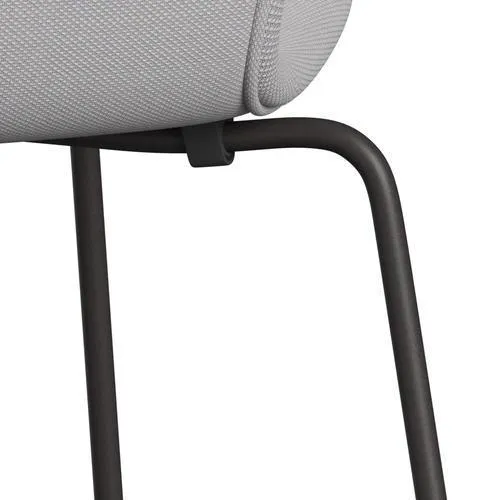 Fritz Hansen Series 7™ Chair Full Upholstery, Warm Graphite/Steelcut Trio White & Light Grey