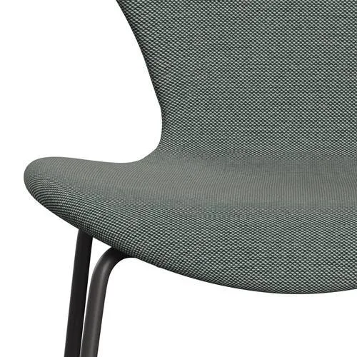 Fritz Hansen Series 7™ Chair Full Upholstery, Warm Graphite/Steelcut Trio White/Dark Green