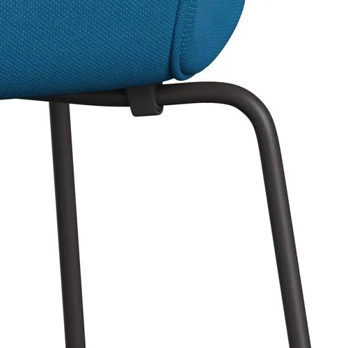 Fritz Hansen Series 7™ Chair Full Upholstery, Warm Graphite/Steelcut Turquoise/Ocean
