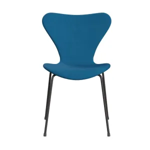 Fritz Hansen Series 7™ Chair Full Upholstery, Warm Graphite/Steelcut Turquoise/Ocean