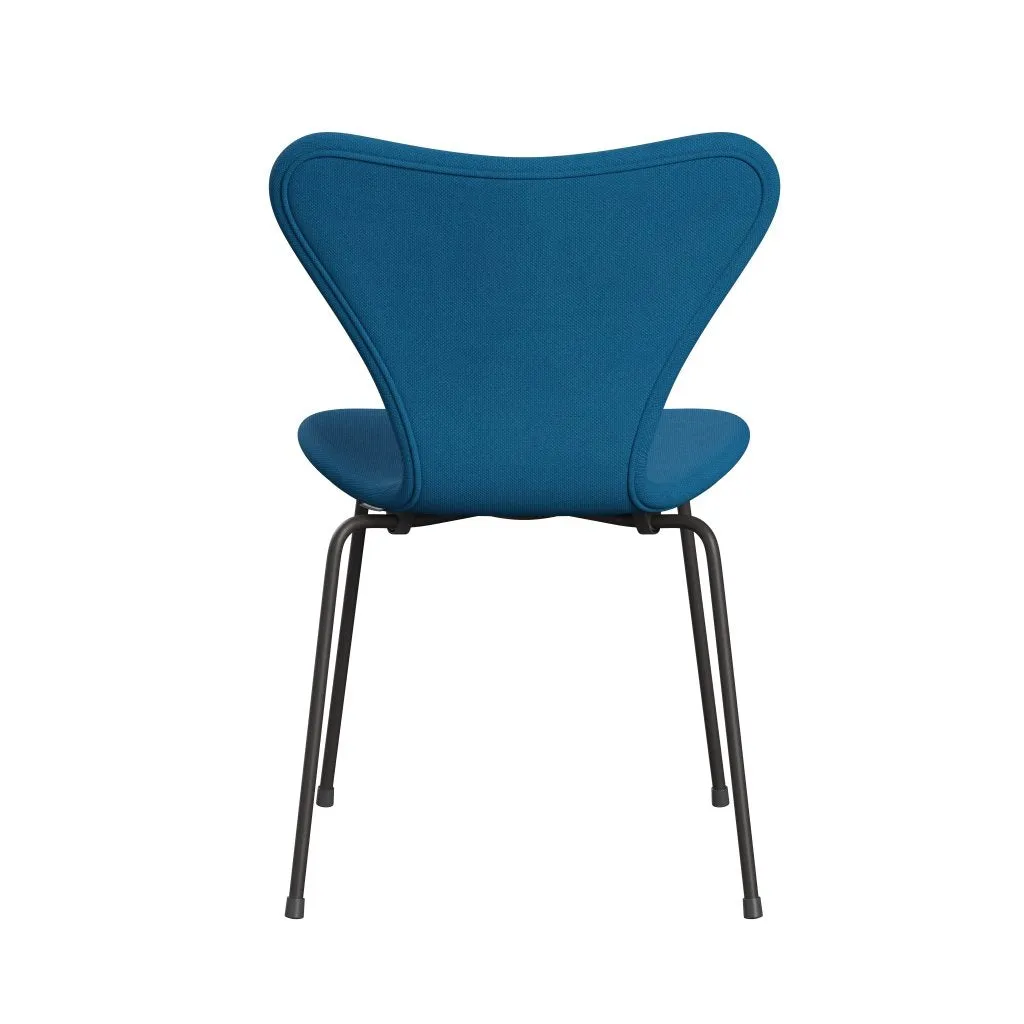 Fritz Hansen Series 7™ Chair Full Upholstery, Warm Graphite/Steelcut Turquoise/Ocean
