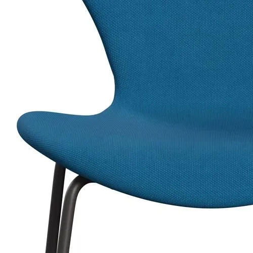 Fritz Hansen Series 7™ Chair Full Upholstery, Warm Graphite/Steelcut Turquoise/Ocean