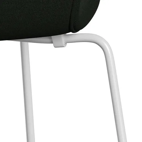 Fritz Hansen Series 7™ Chair Full Upholstery, White/Canvas Dark Green