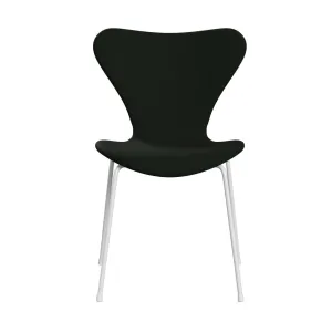 Fritz Hansen Series 7™ Chair Full Upholstery, White/Canvas Dark Green