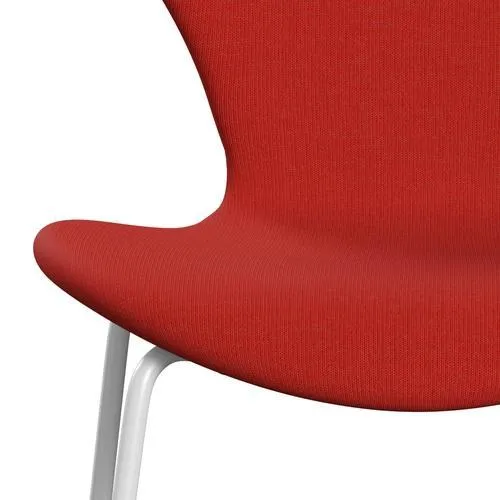 Fritz Hansen Series 7™ Chair Full Upholstery, White/Canvas Pink