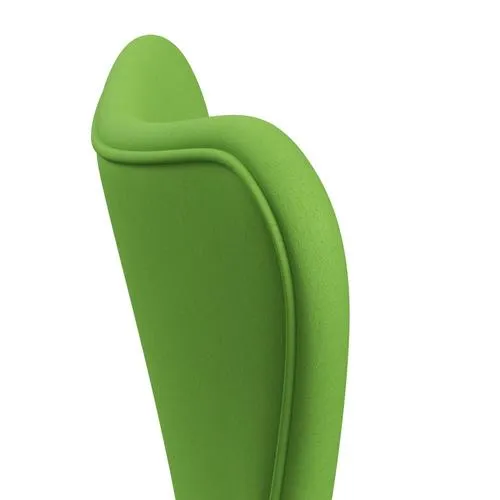 Fritz Hansen Series 7™ Chair Full Upholstery, White/Comfort Light Green (C68010)