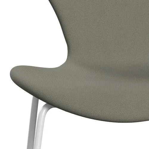 Fritz Hansen Series 7™ Chair Full Upholstery, White/Fame Grey (F61136)