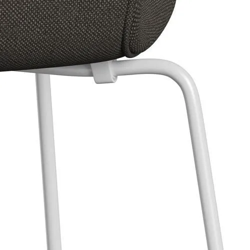 Fritz Hansen Series 7™ Chair Full Upholstery, White/Hallingdal Charcoal Light
