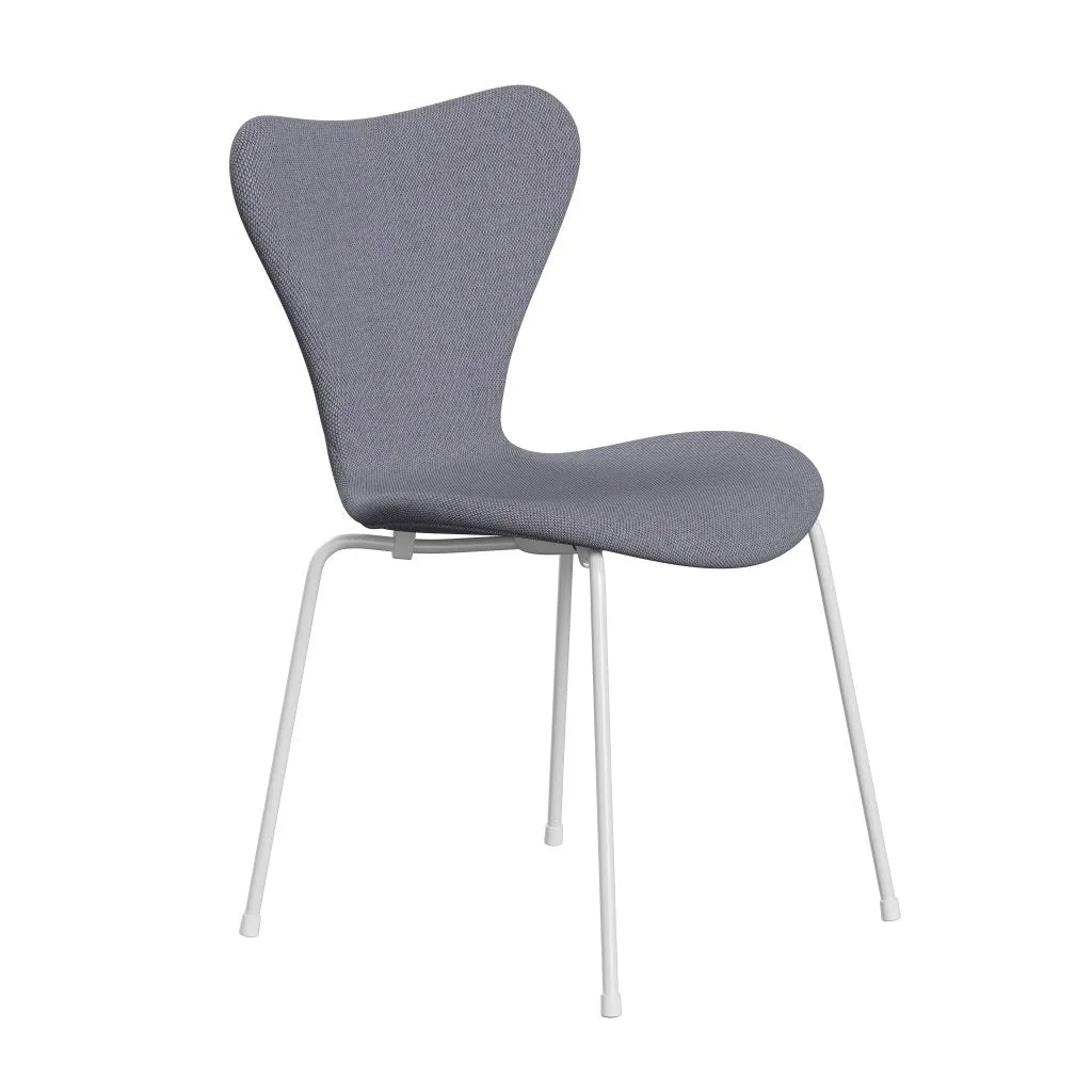 Fritz Hansen Series 7™ Chair Full Upholstery, White/Re Wool Lavender/Natural