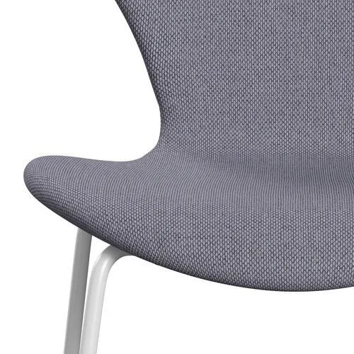 Fritz Hansen Series 7™ Chair Full Upholstery, White/Re Wool Lavender/Natural